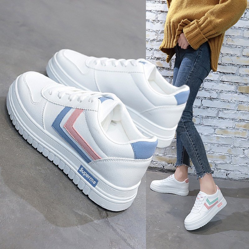 Little white shoes female super fire street clapper shoes 2021 spring new breathable student casual shoes